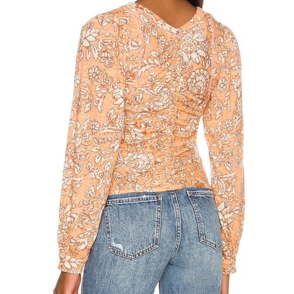 Free People say the word Blood Orange Combo Top Xsmall NWT - Picture 6 of 10